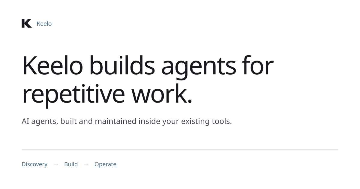 Keelo — The Autonomous Agent Factory for Enterprise